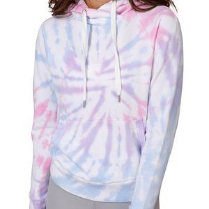 90 Degree by Reflex Soft Knit Tie Dye Hoodie - L
